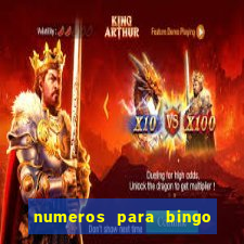 numeros para bingo de 1 a 90